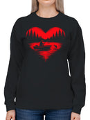 Love Fishing in Scenic Waters Women's Sweatshirt