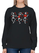 Dancing Skeletons in Love Women's Sweatshirt