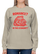 Economic Romance Frog Design Women's Sweatshirt