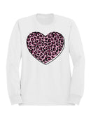 Wild Heart Leopard Print Love Women's Sweatshirt