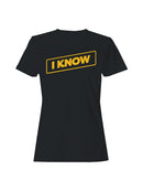 I Know Things Menswear Parody Women's T-shirt