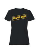 Retro Tape "I Love You" Design Women's T-shirt