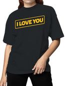 Retro Tape "I Love You" Design Women's T-shirt
