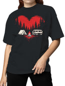 Heart in the Wilderness Adventure Women's T-shirt
