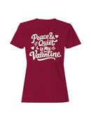 Peace & Quiet Valentine Art Women's T-shirt