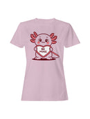 Cute Axolotl Valentine Art Women's T-shirt