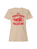 Bearded Dragon Valentine Love Women's T-shirt