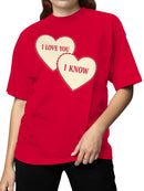Heartfelt Love Quote Design Women's T-shirt