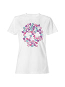 Heart-Filled Peace Symbol Women's T-shirt