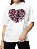 Wild Heart Leopard Print Love Women's T-shirt