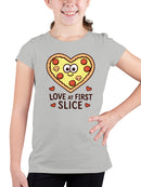 Heart Pizza Love at First Slice Youth's T-shirt