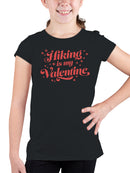 Hiking is My Valentine Design Youth's T-shirt