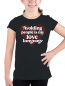 Solitude: My True Love Language Youth's T-shirt