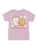 Cookie and Milk Love Message Youth's T-shirt