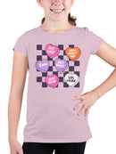 Anti-Valentine's Candy Hearts Design Youth's T-shirt