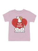 My Dog Is My Valentine Design Youth's T-shirt
