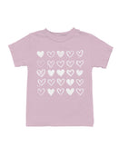 Hand-Drawn Heart Patterns Set Youth's T-shirt