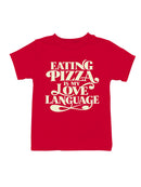 Pizza: My Love Language Statement Youth's T-shirt