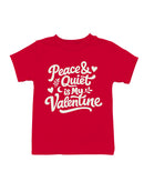 Peace & Quiet Valentine Art Youth's T-shirt