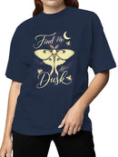 Officially Licensed WILDERKIND Enchanting Moth: Find Me at Dusk Women's T-shirt