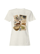 Officially Licensed WILDERKIND Enchanted Forest Collage Art Women's T-shirt