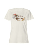 Officially Licensed WILDERKIND Wild at Heart Floral Design Women's T-shirt