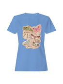 Officially Licensed WILDERKIND Where the Wild Glows Moths Art Women's T-shirt