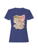Officially Licensed WILDERKIND Where the Wild Glows Moths Art Women's T-shirt