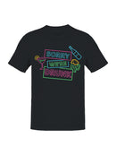 Sorry We're Drunk Neon Sign Men's T-shirt