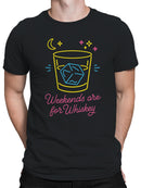 Neon Weekend Whiskey Vibes Men's T-shirt