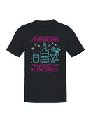 Whiskey Warning: In Progress Men's T-shirt