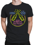 More Bubbles, Less Troubles Neon Men's T-shirt