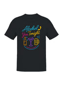 Neon Cocktail Night Fun Men's T-shirt