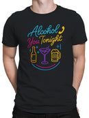 Neon Cocktail Night Fun Men's T-shirt
