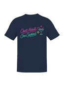 Can't Adult, Can Cocktail Neon Art Men's T-shirt