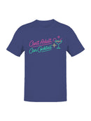 Can't Adult, Can Cocktail Neon Art Men's T-shirt