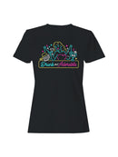 Drunk But Adorable Neon Art Women's T-shirt