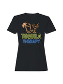 Neon Tequila Therapy Sign Women's T-shirt