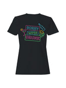 Sorry We're Drunk Neon Sign Women's T-shirt