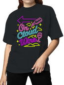 On Cloud Wine Neon Design Women's T-shirt