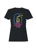 Risky Whiskey Club Neon Sign Women's T-shirt