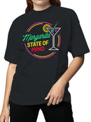 Margarita State of Mind Neon Art Women's T-shirt
