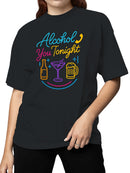 Neon Cocktail Night Fun Women's T-shirt