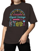Liquid Courage Loading Bar Fun Women's T-shirt