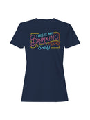 Neon Style Drinking Shirt Design Women's T-shirt