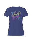 Cheers to That Neon Celebration Women's T-shirt