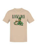 Officially Licensed St. Patrick's Day Lucky Day Leprechaun Design Men's T-shirt