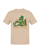 Officially Licensed St. Patrick's Day Pinch Proof Leprechaun Raccoon Design Men's T-shirt