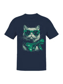 Officially Licensed St. Patrick's Day Shamrock Sunglass Cat Coolness Men's T-shirt