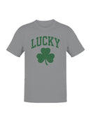 Officially Licensed St. Patrick's Day Vintage Lucky Shamrock Design Men's T-shirt